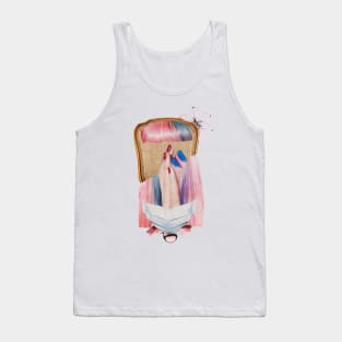 The Girl with the Mask Tank Top